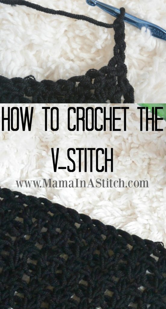 V Stitch Crochet How To Tutorial