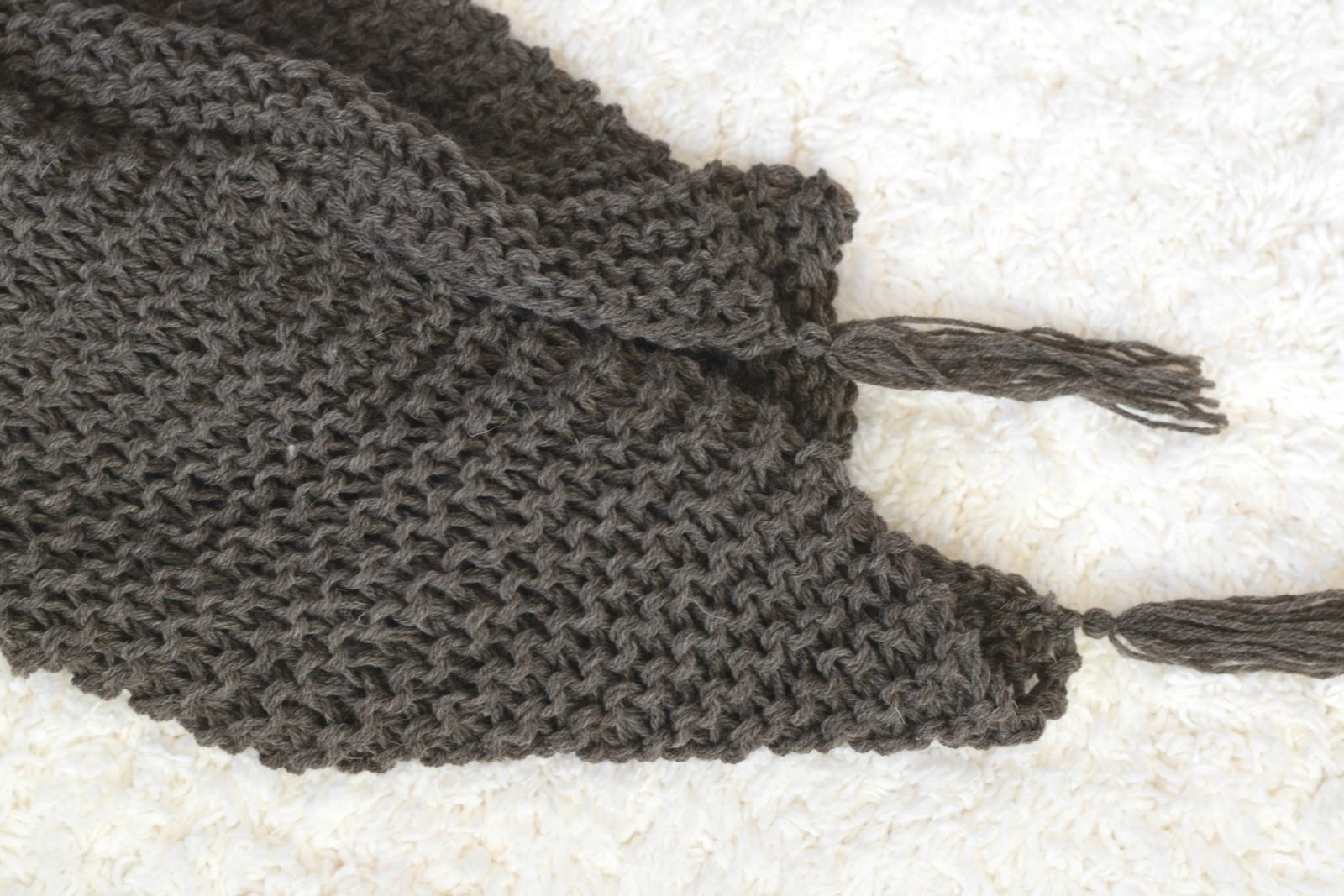 Big Beginner Knit Shawl Scarf Pattern Mama In A Stitch