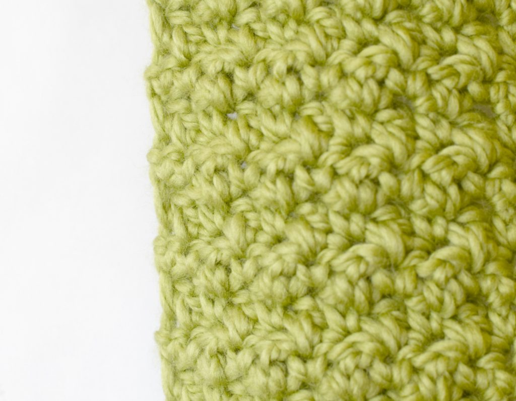 Green Scarf Stitch Pattern 4