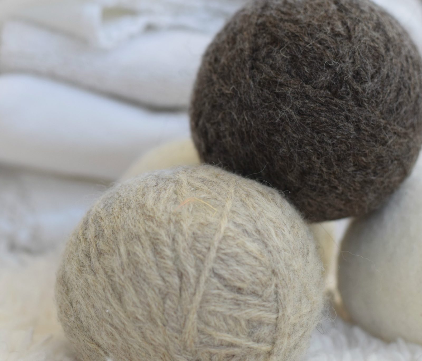 How To Make Dryer Balls with Yarn