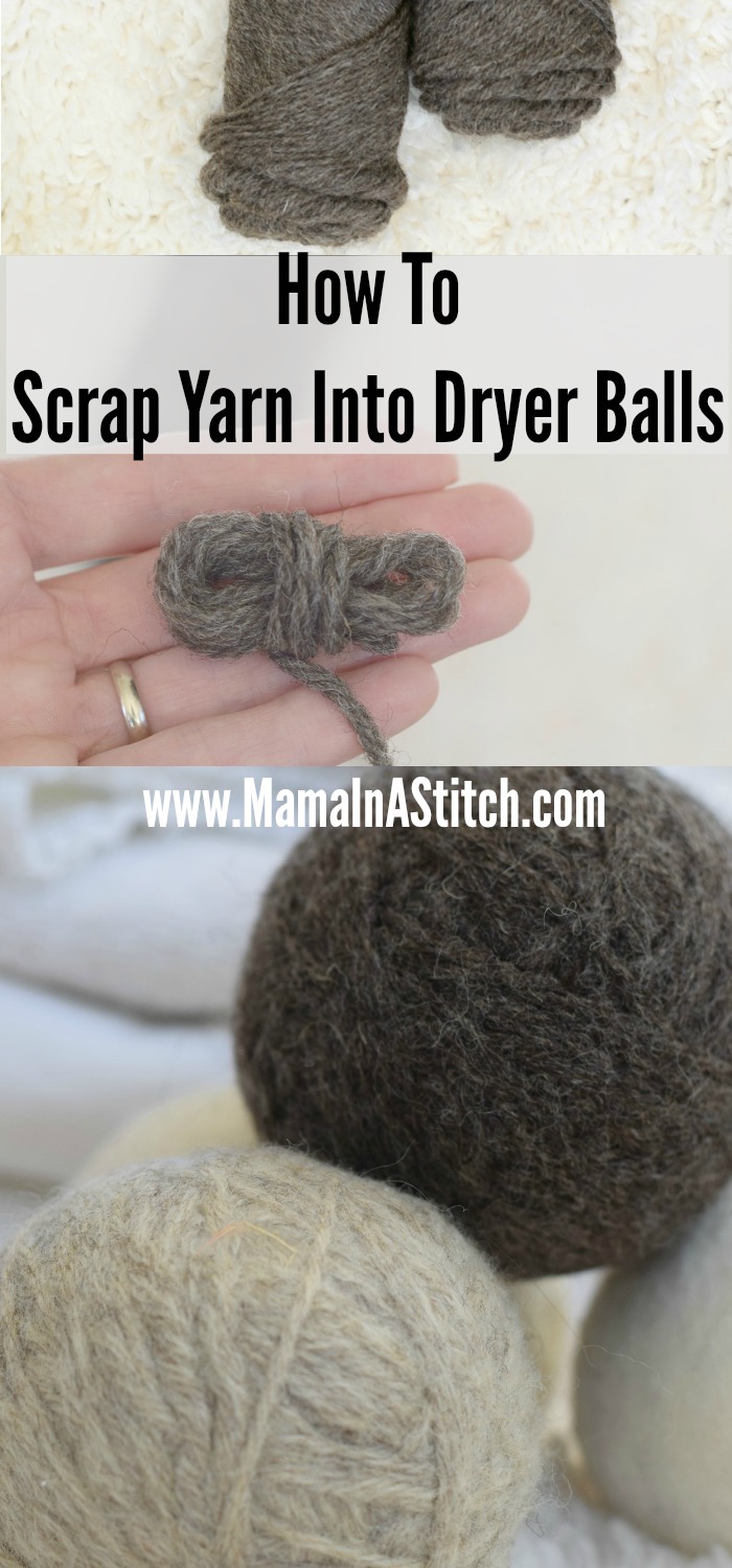 How To Make Dryer Balls with Yarn