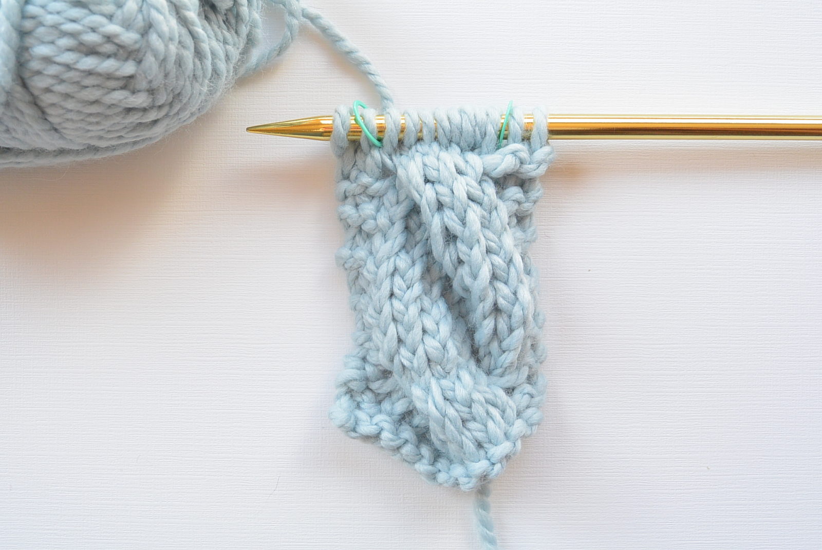 How To Knit A Simple Cable – Mama In A Stitch