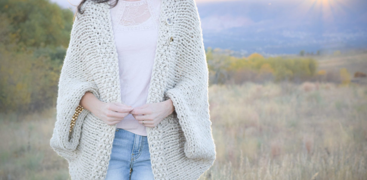 easy knit blanket sweater