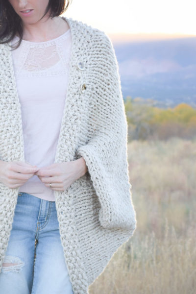 easy knit blanket sweater