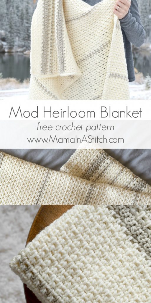 Mod Heirloom Crochet Blanket Pattern – Mama In A Stitch