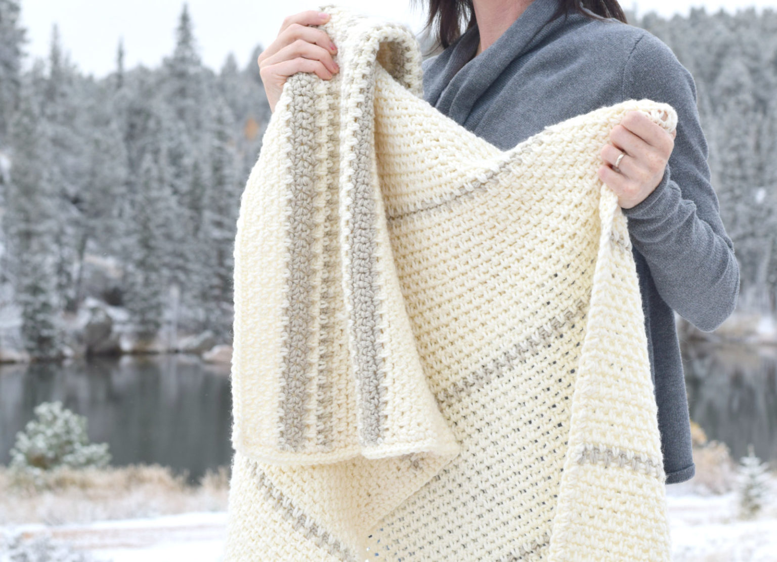 Easy Heirloom Knit Blanket Pattern Mama In A Stitch