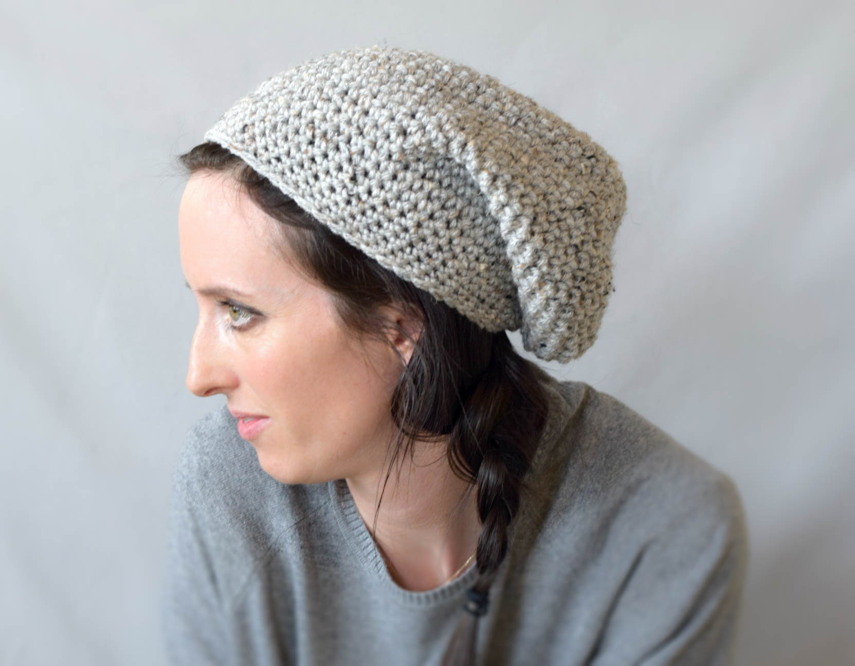 How To Crochet An Easy Slouchy Hat – “East Village Slouch”