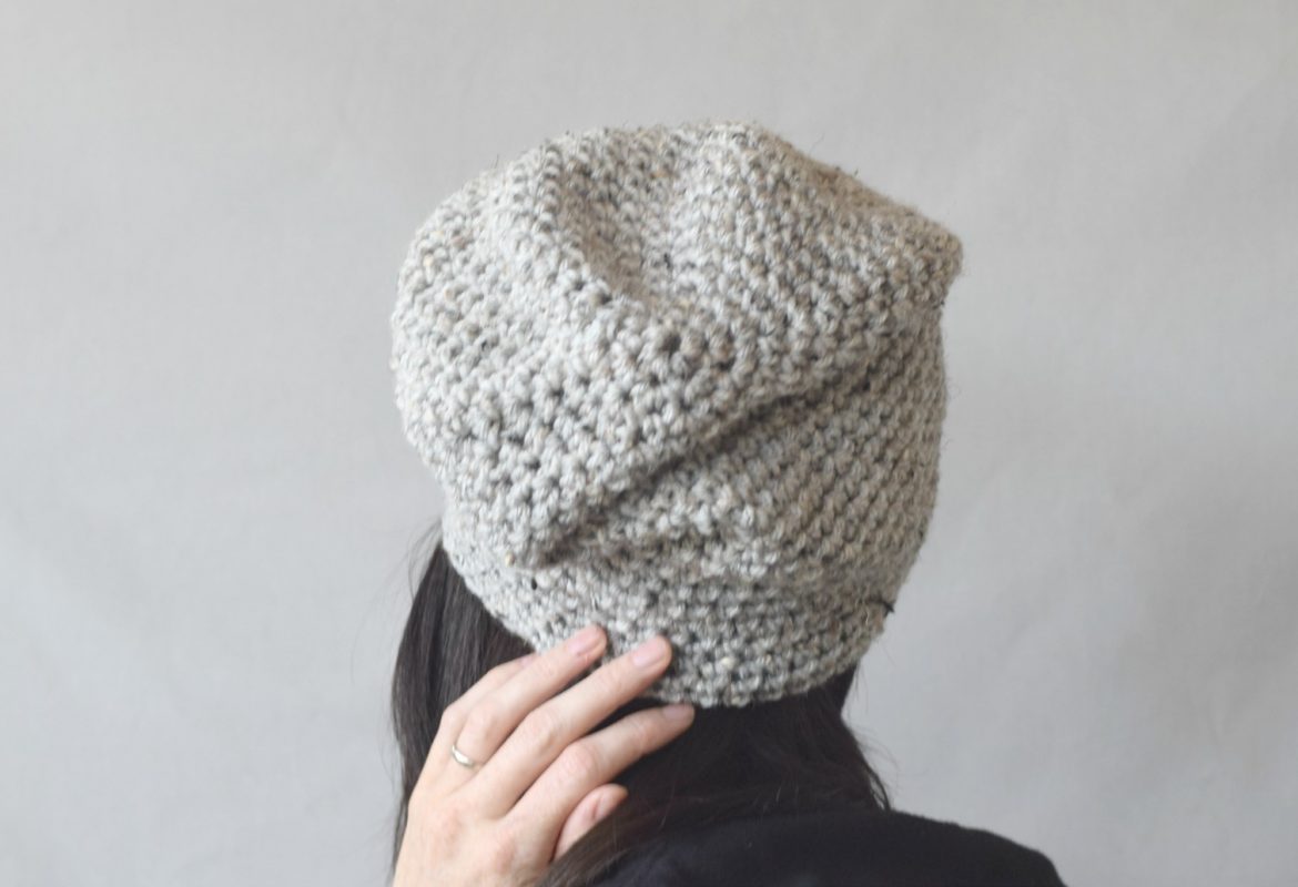 How To Crochet An Easy Slouchy Hat - "East Village Slouch" – Mama In A ...