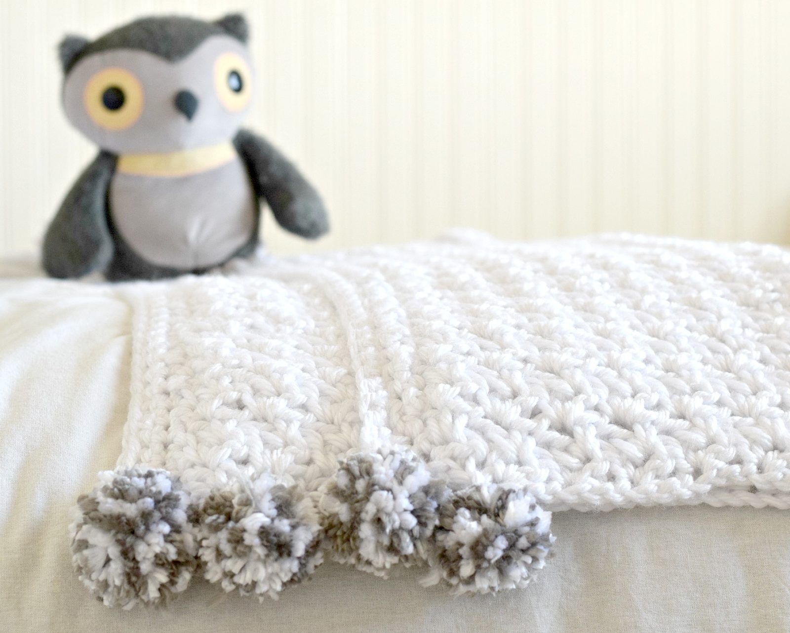 The Loft Pom Baby Blanket Mama In A Stitch