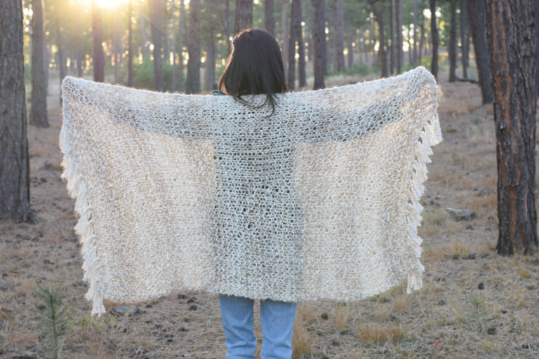 Sedona Serenity Knit Shawl Pattern