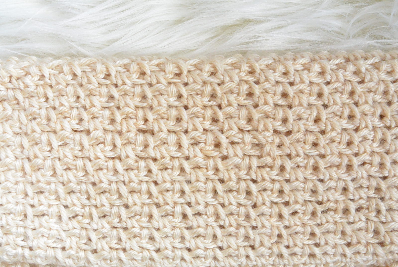How To Crochet the Granite or Moss Stitch
