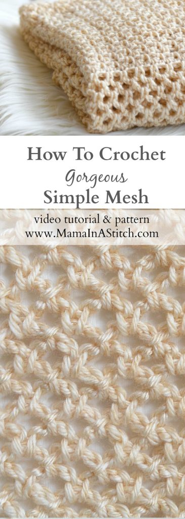 how-to-crochet-mesh-stitch-beginner-pattern-tutorial