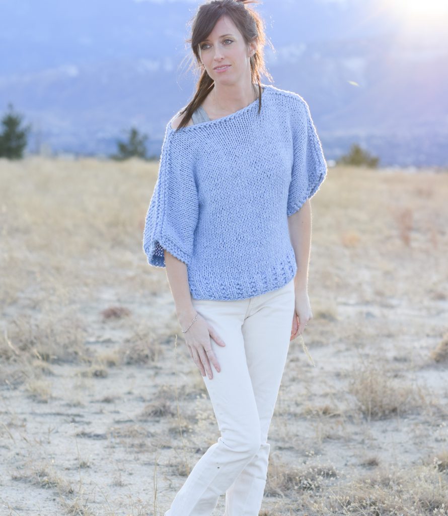 boxy-knit-t-shirt-sweater-beginner-pattern-lion-brand-jeans-yarn-1