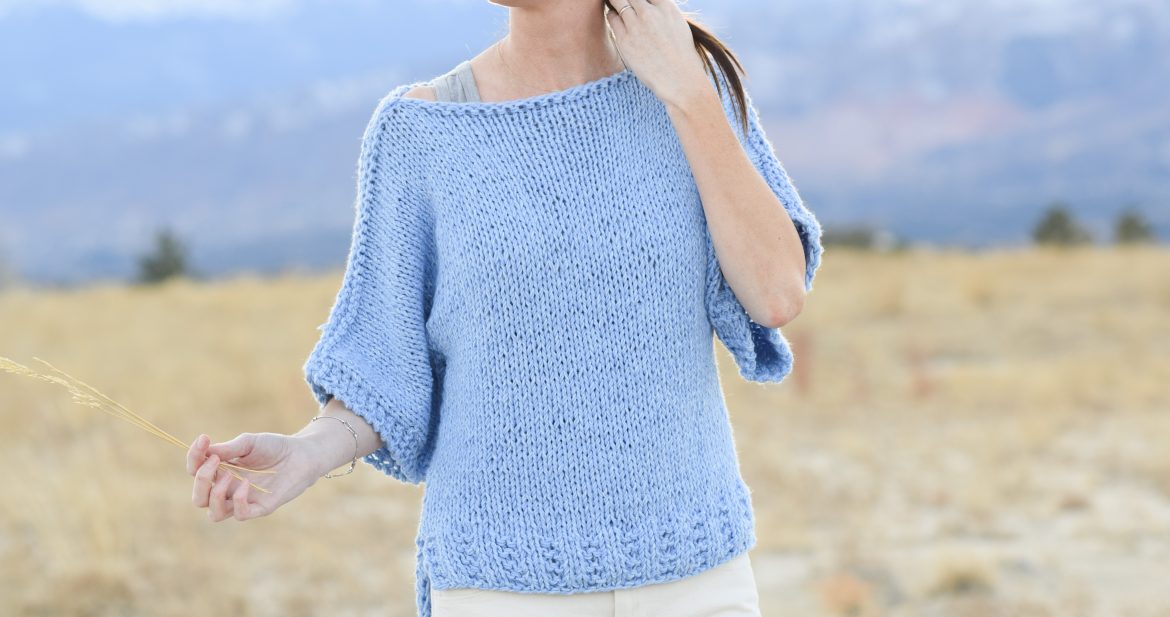 Easy Knit Boxy T Shirt Jeans Pattern Mama In A Stitch