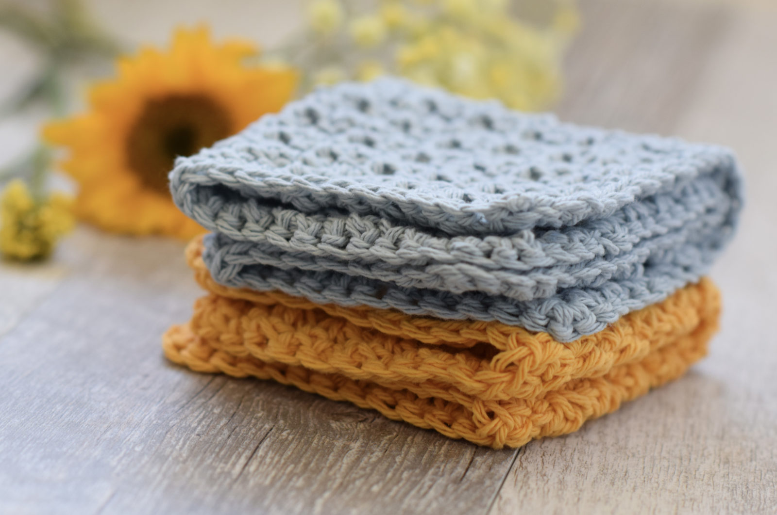 Quick And Easy Crochet Dishcloth Pattern