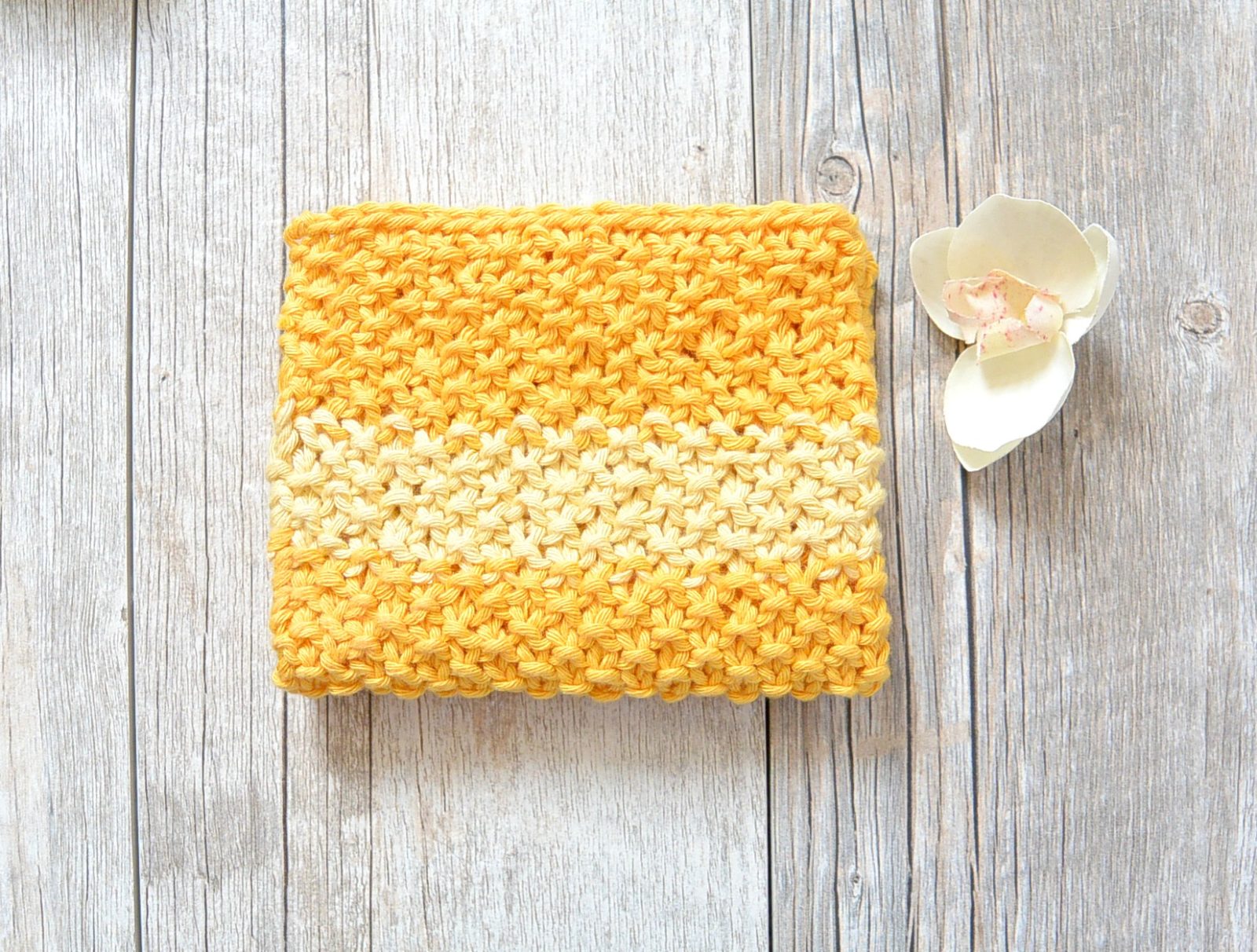 Farmhouse Dishcloth, Easy Dishcloth Pattern