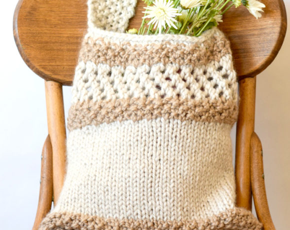 Knitting Pattern Farmers Market Tote
