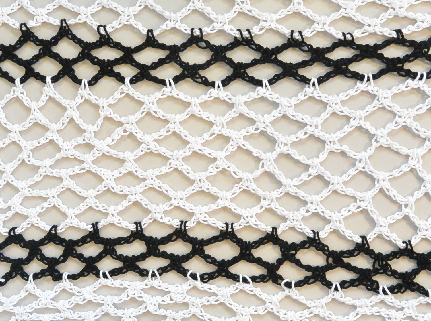 How To Crochet Diamond Mesh Stitch