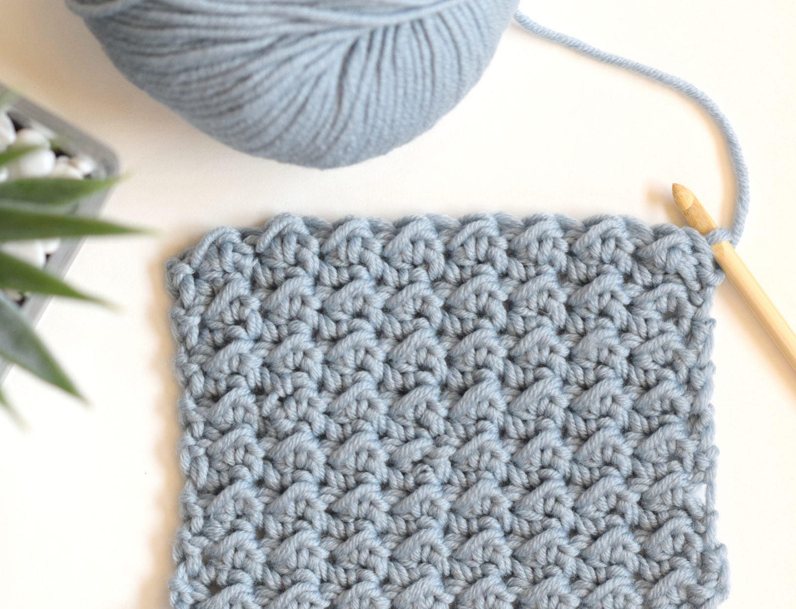 How To Crochet the Even Moss Stitch – Mama In A Stitch