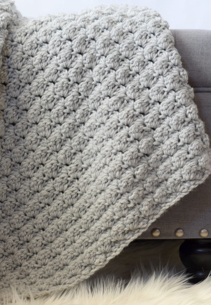 Simple Crocheted Blanket Go - To Pattern – Mama In A Stitch