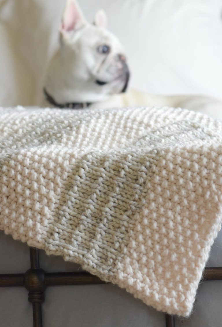 Easy Heirloom Knit Blanket Pattern