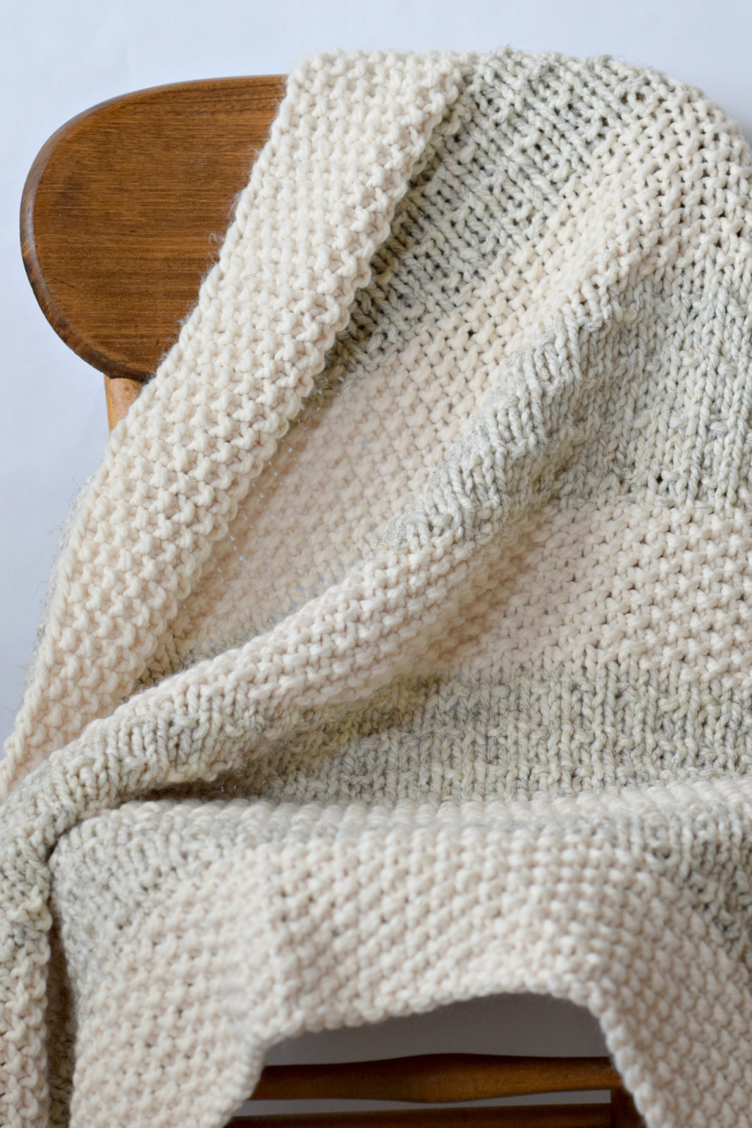 travel blanket knitting pattern