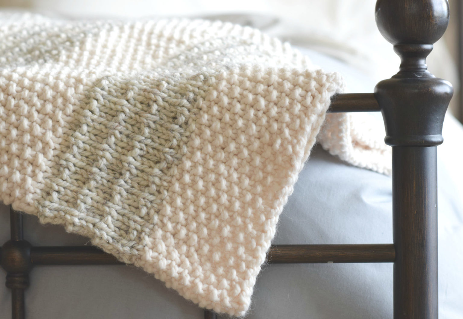 Quilted Knit Throw Pattern – Mama In A Stitch