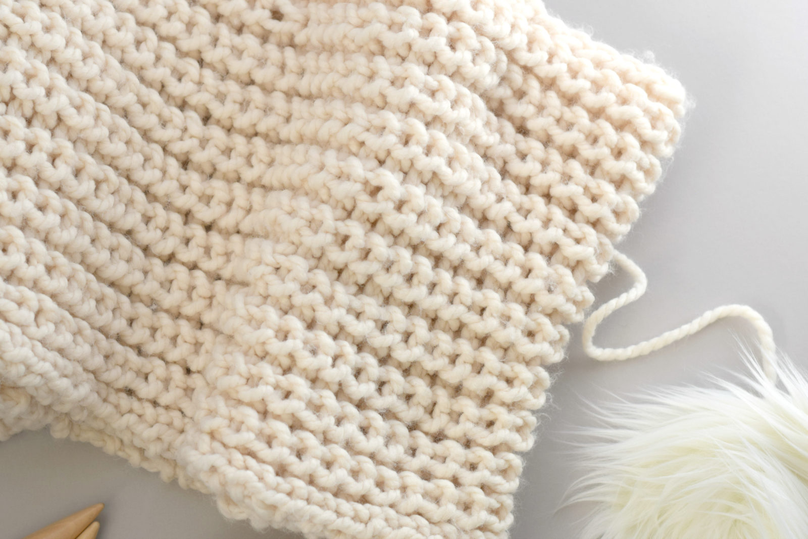 How to Knit Half Fisherman Rib Stitch