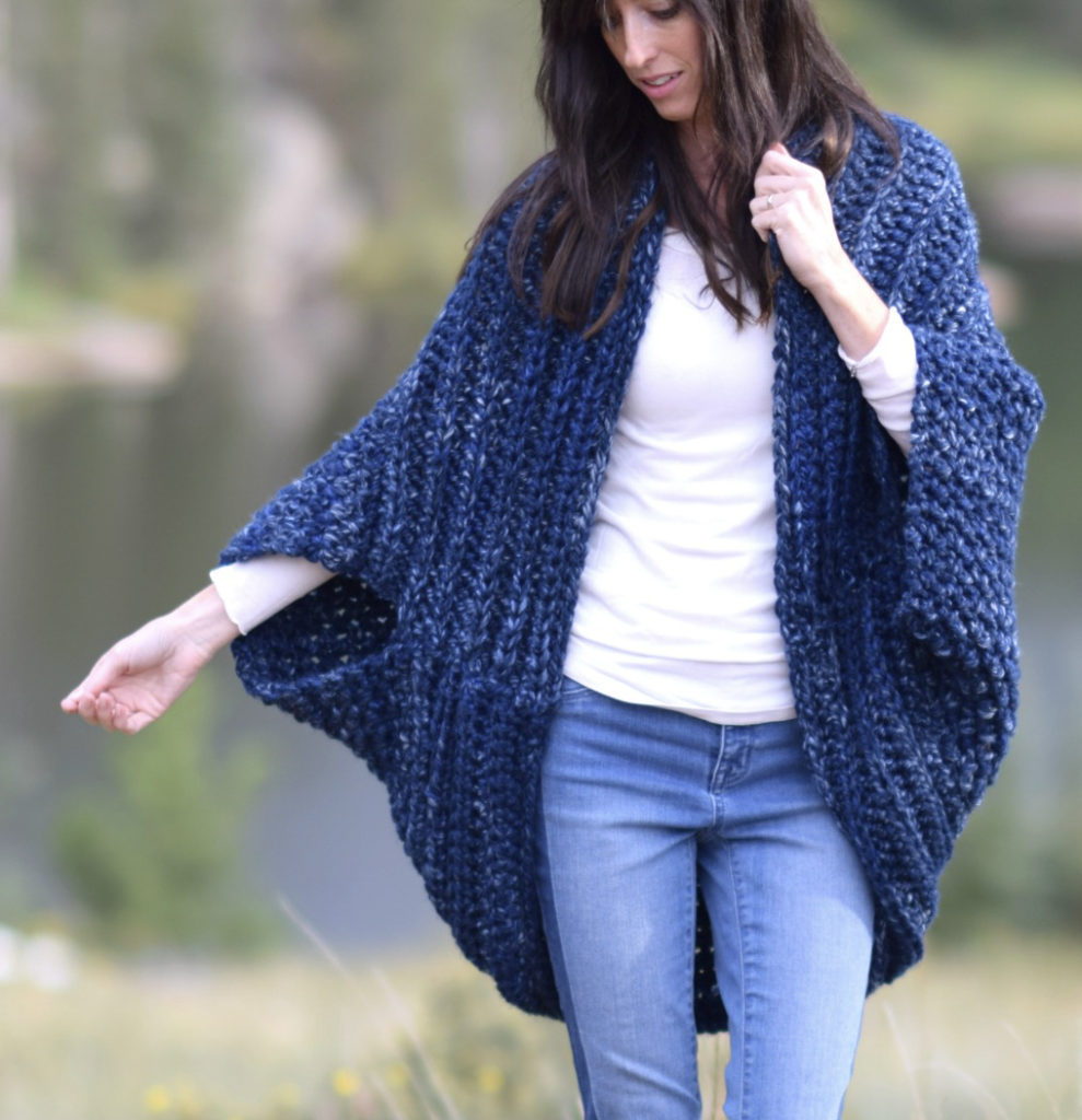 Cozy Blanket Cardigan – Mama In A Stitch