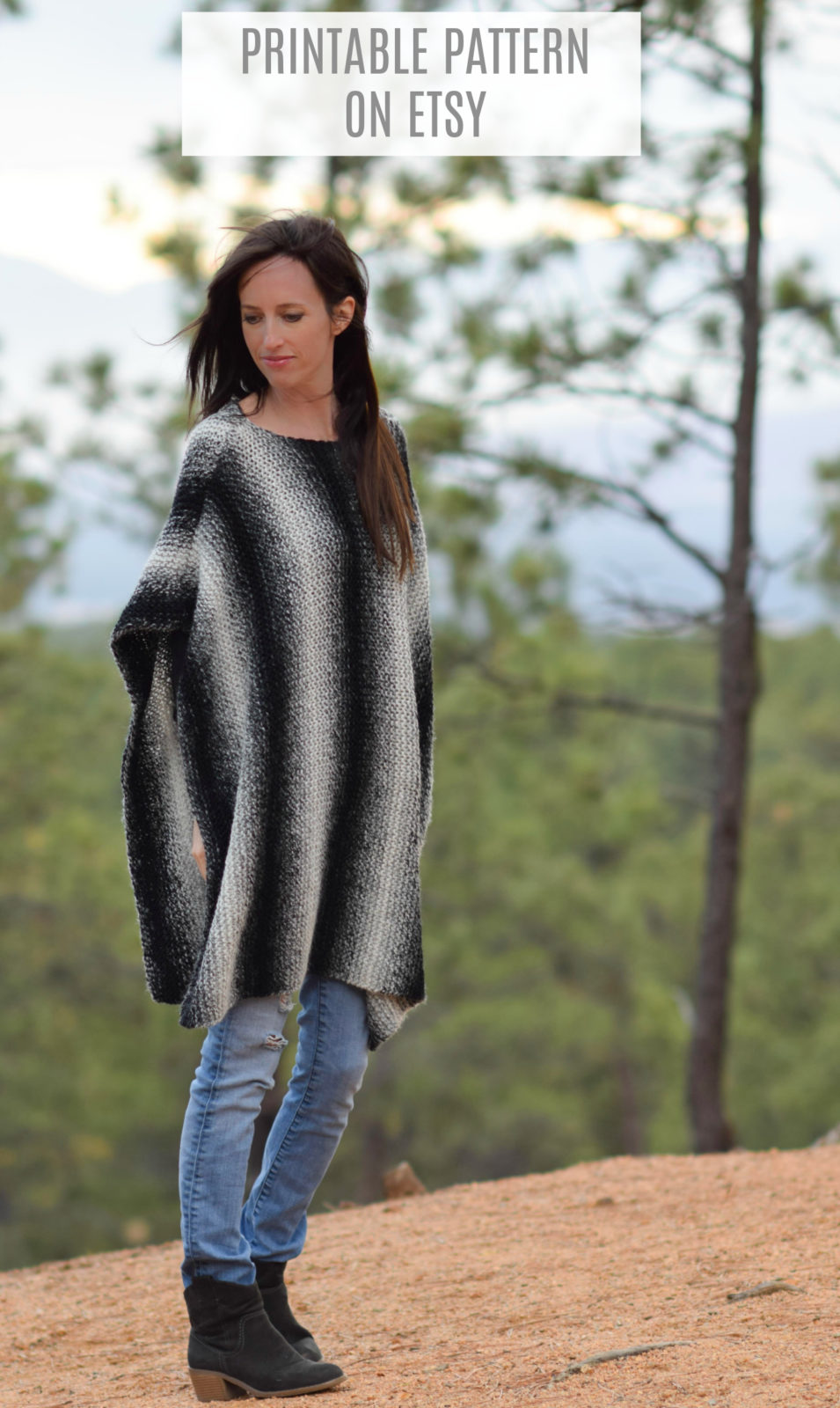 Aspen Knit Poncho