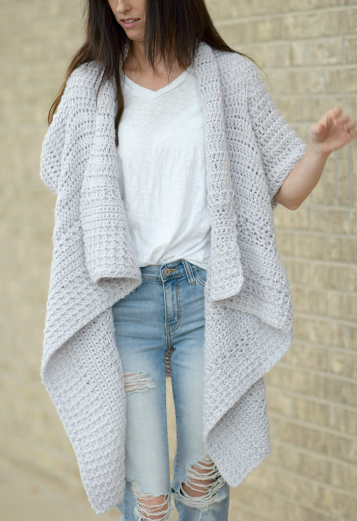 kimono crochet cardigan pattern