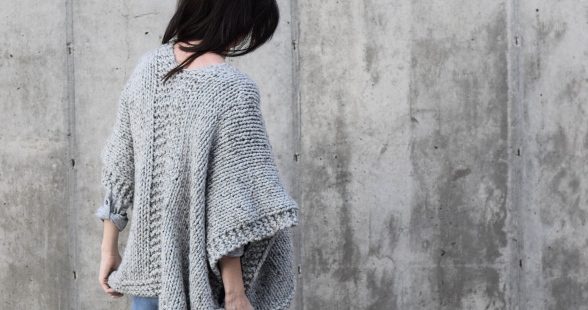 Telluride Easy Knit Kimono Pattern - Mama In A Stitch