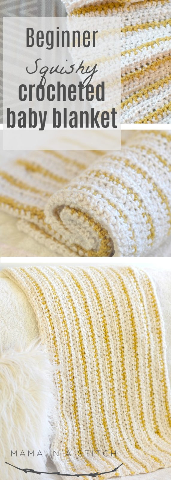 Soft Beginner Crochet Blanket Pattern Mama In A Stitch