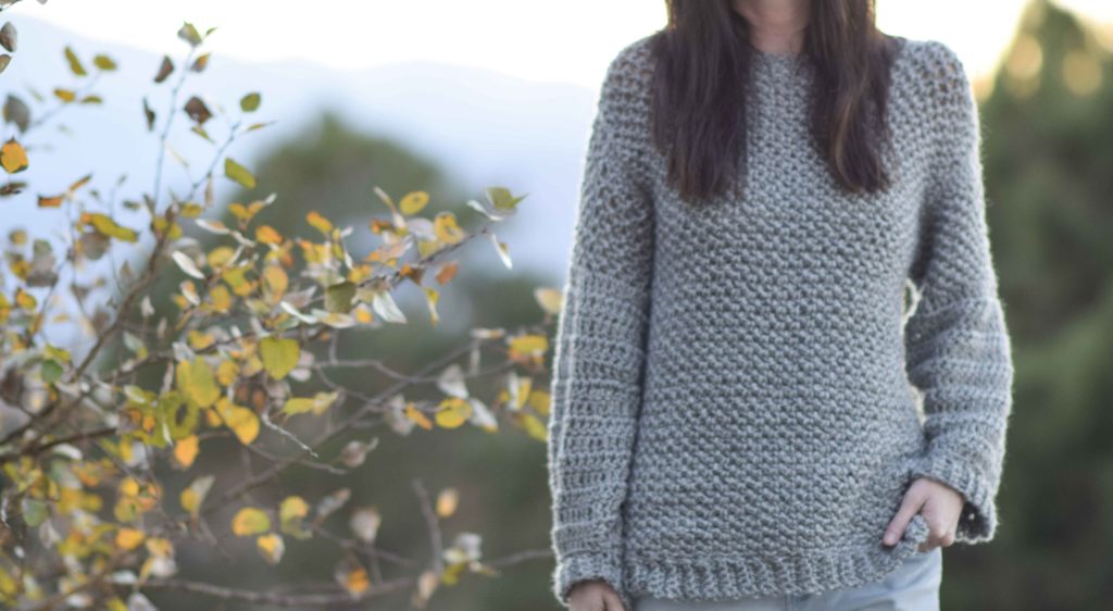 How To Make An Easy Crocheted Sweater (Knit-Like) – Mama In A Stitch