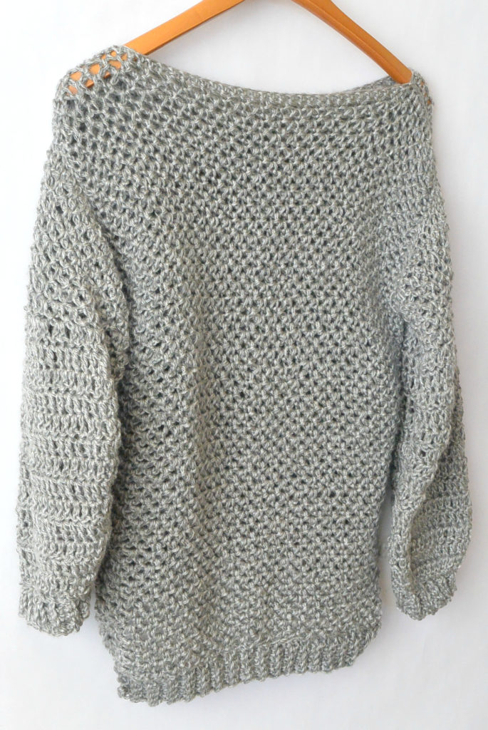 Crochet Sweaters Worked In One Piece Free Sweater Pattern: Cardigan ...