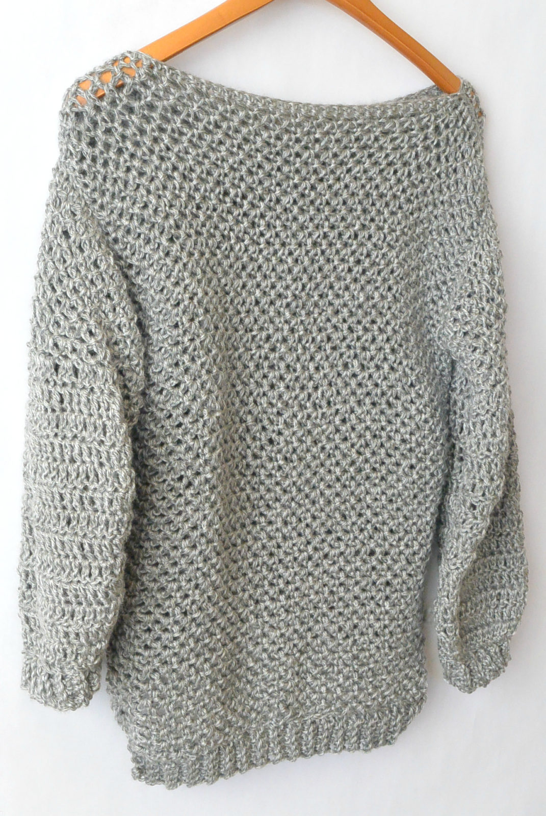 How To Make An Easy Crocheted Sweater Knit Like Mama In