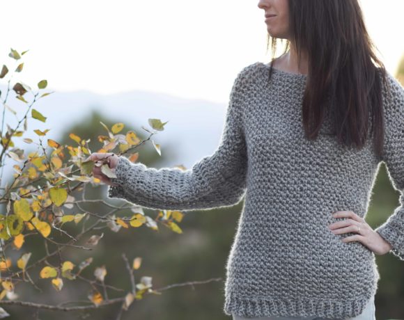 How To Make An Easy Crocheted Sweater (Knit-Like)