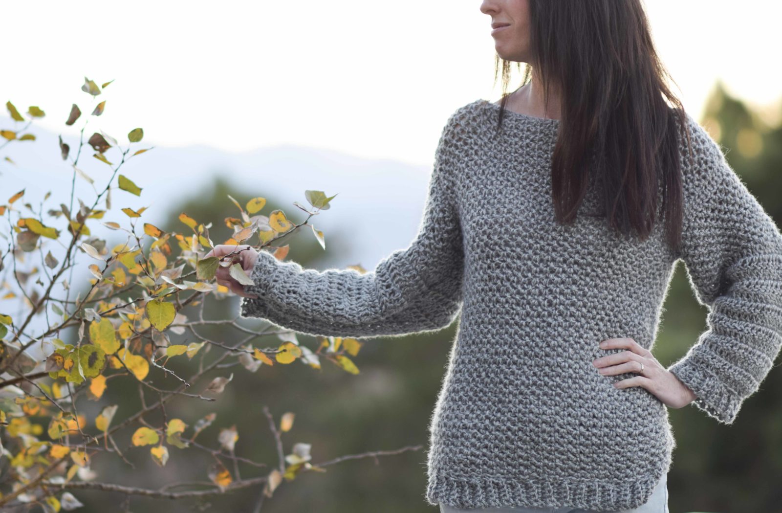 How To Make An Easy Crocheted Sweater (Knit-Like) – Mama In A Stitch