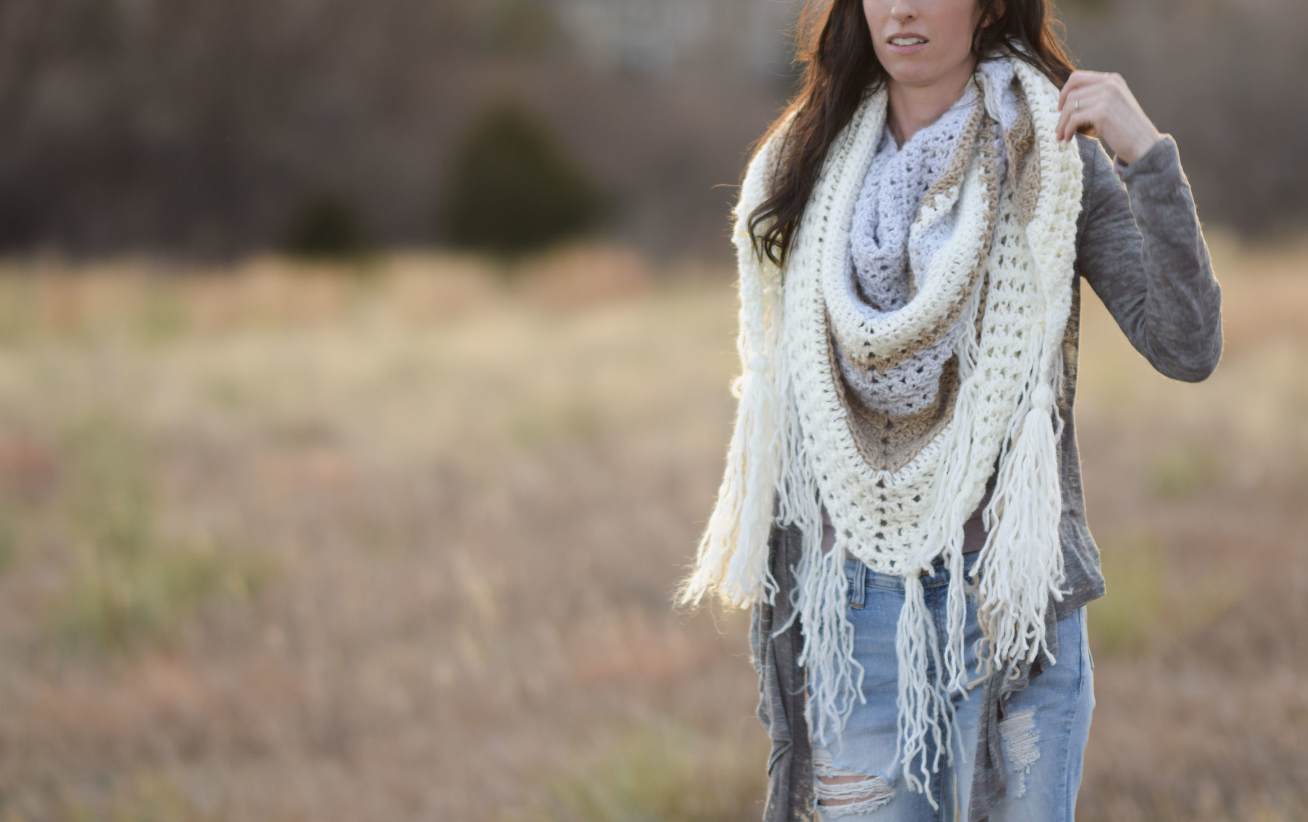 The Dreamer Crocheted Triangle Wrap Pattern