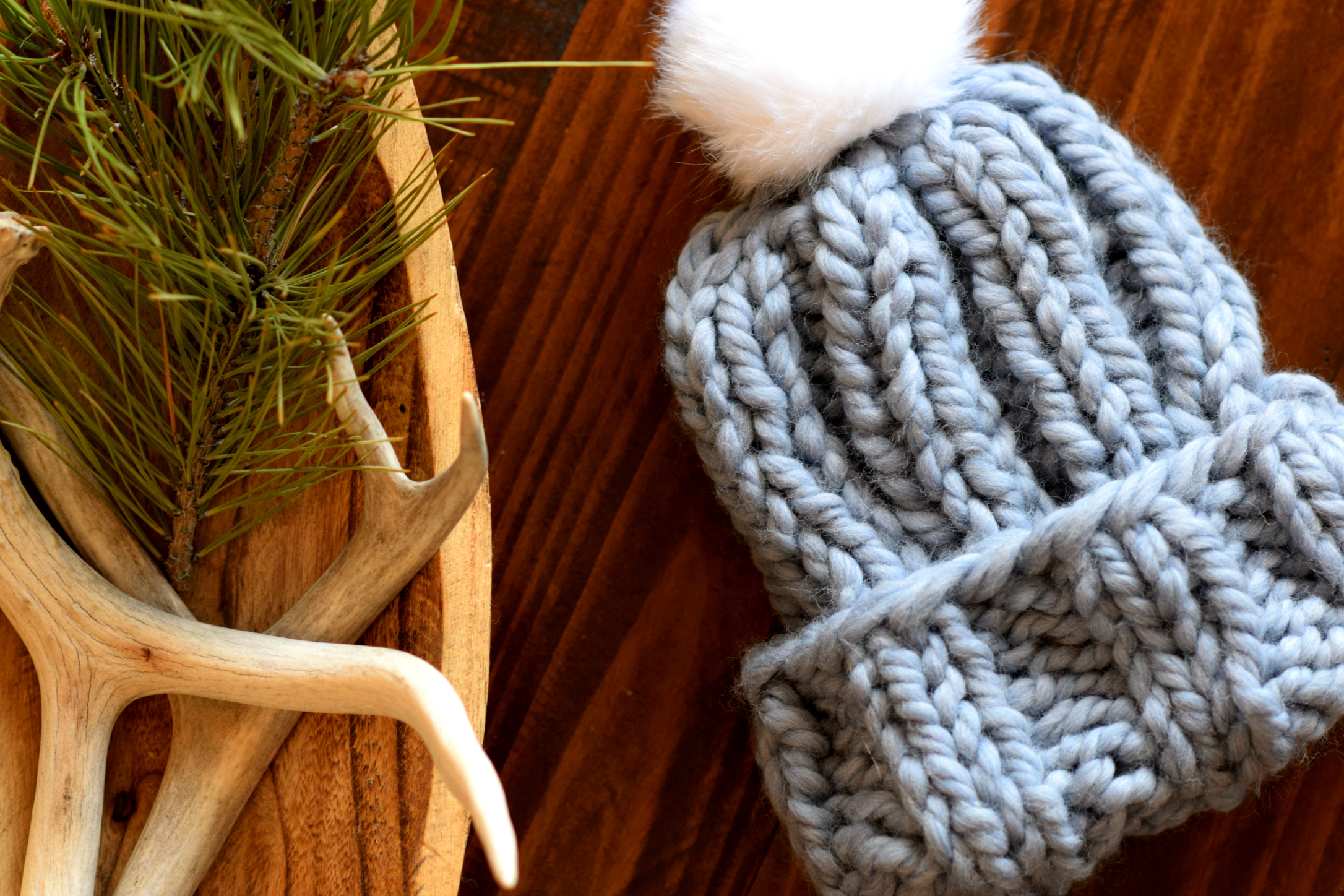 Quick Chunky Knit Hat Pattern – Mama In A Stitch