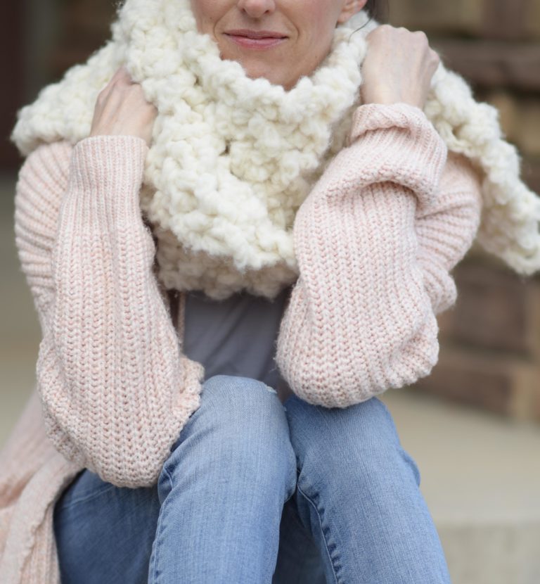 Big Luxurious Alpaca Knit Scarf Pattern Mama In A Stitch