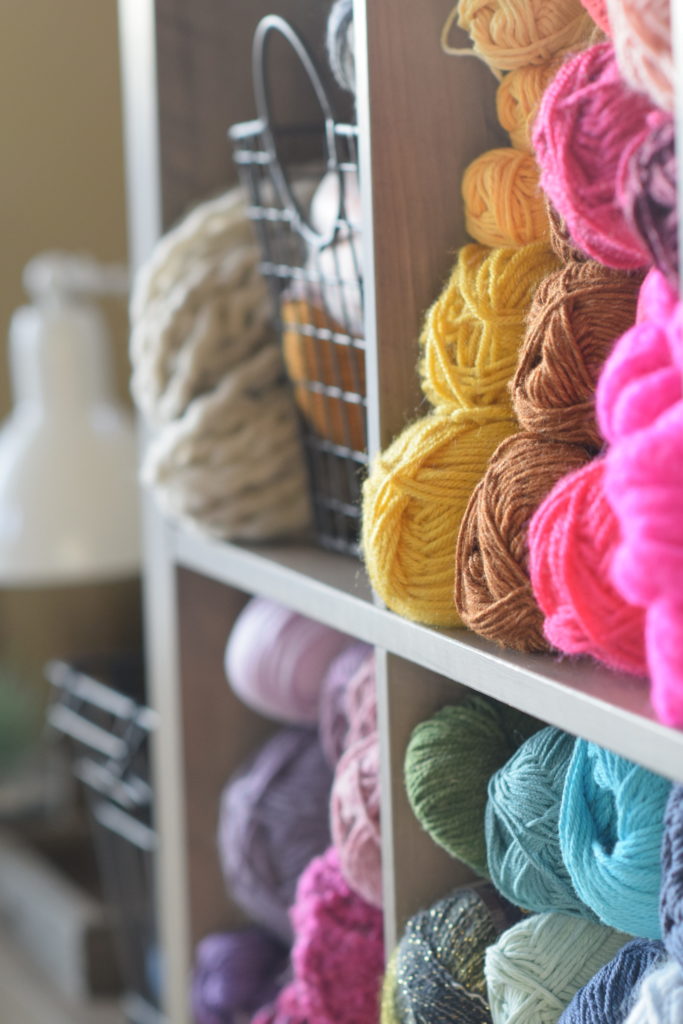 Creative Yarn Storage Solutions for Busy Knitters  Yarn storage solutions,  Knitting room, Sewing rooms