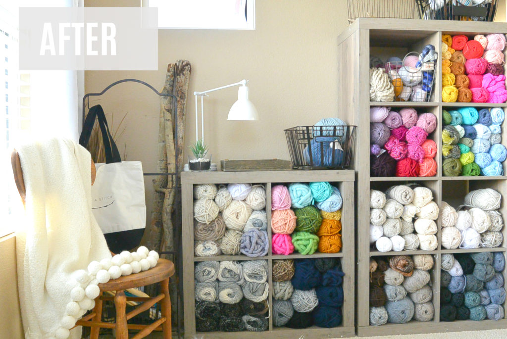 My Yarn Room Makeover How To Organize Mama In A Stitch