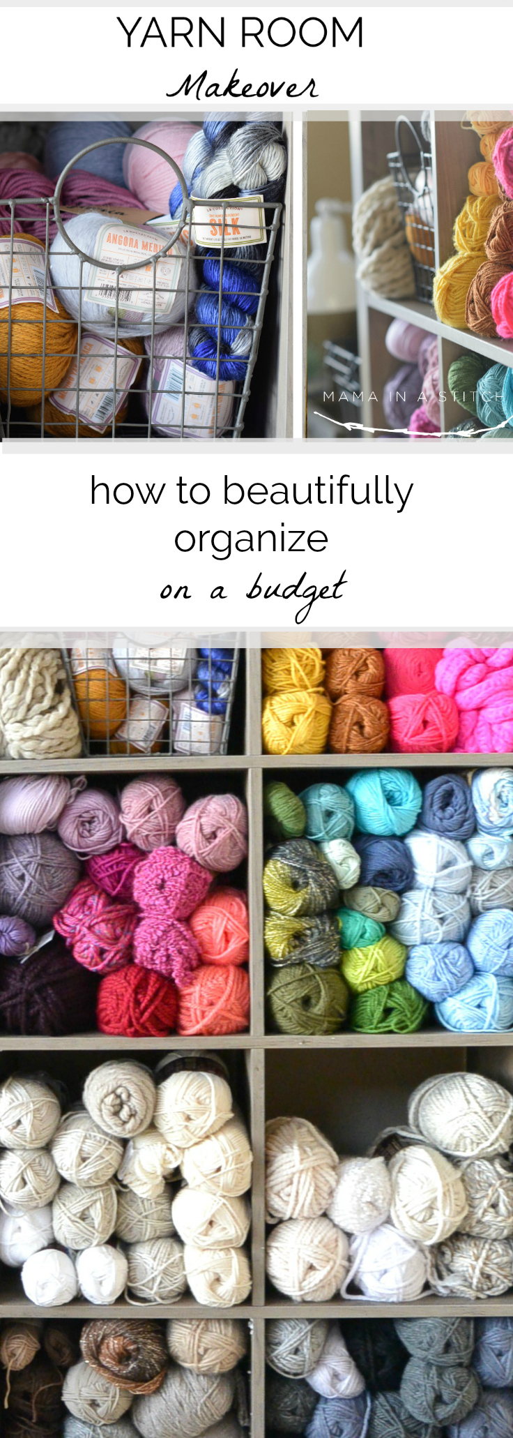 My Yarn Room Makeover - How To Organize – Mama In A Stitch