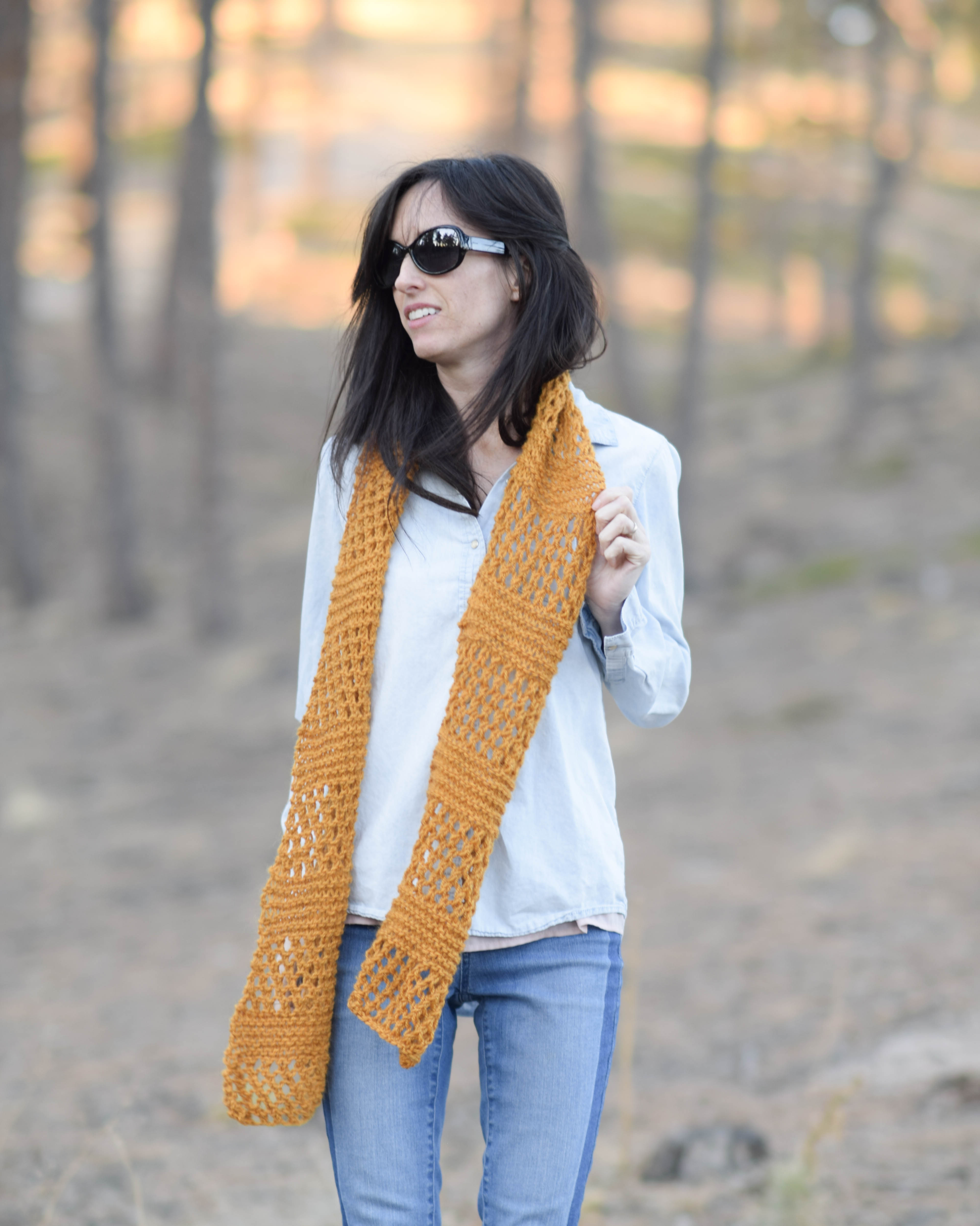 Loom Knitting by This Moment is Good!: LOOM KNIT: ELEGANT HONEYCOMB SCARF