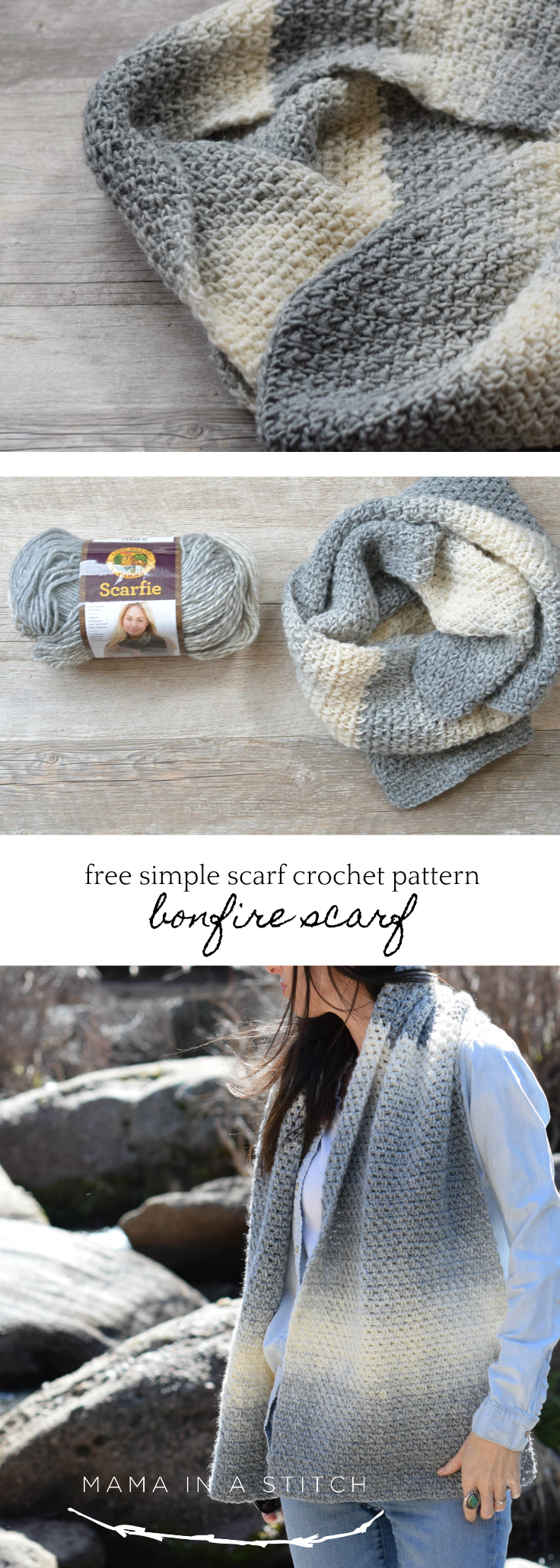 Simply Sophisticated Scarfie Sweater Free Crochet Pattern Tutorial