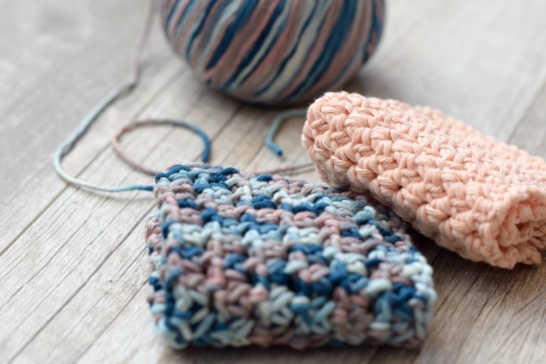 Little Clusters Washcloth Crochet Pattern