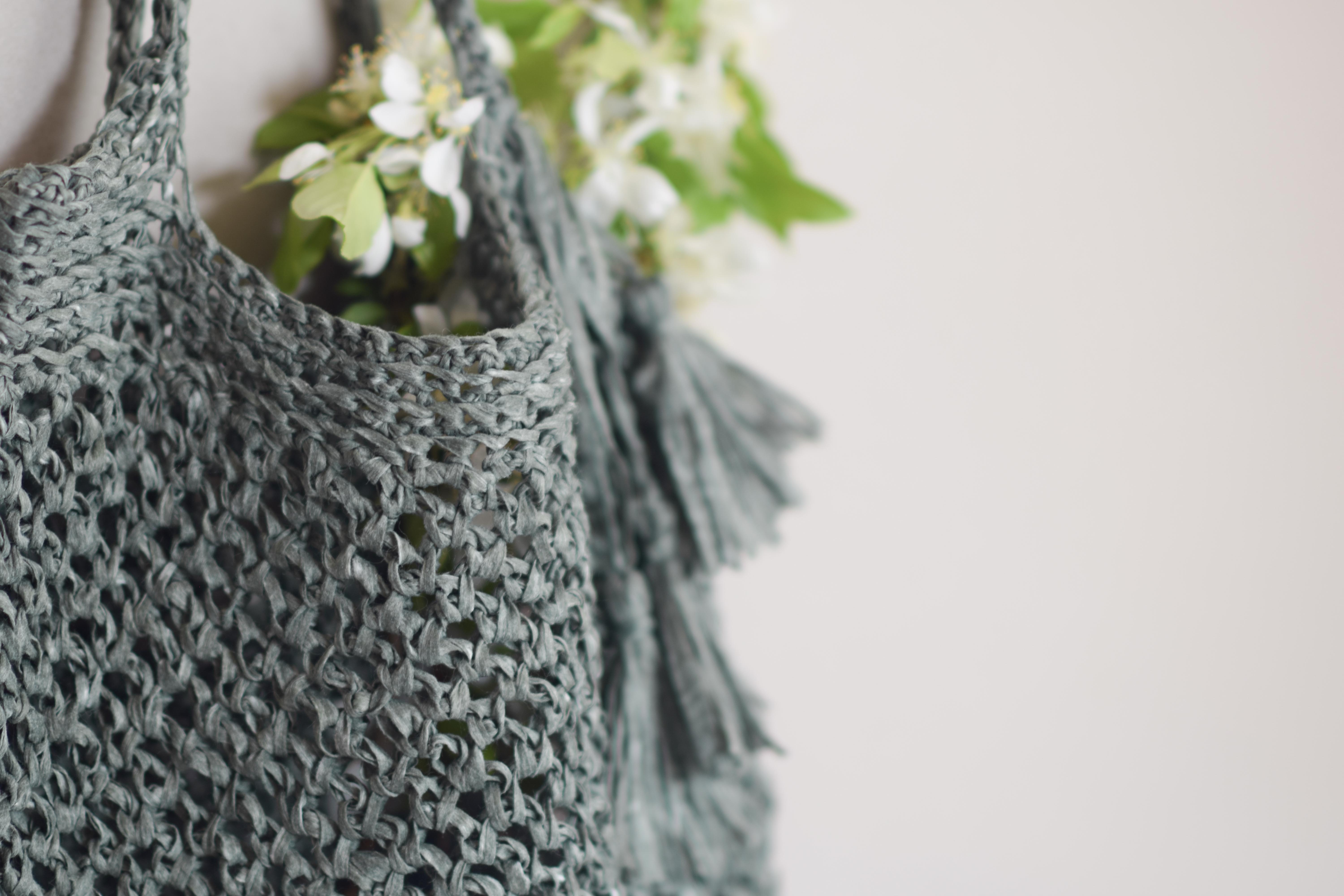Crochet Market Tote Bag