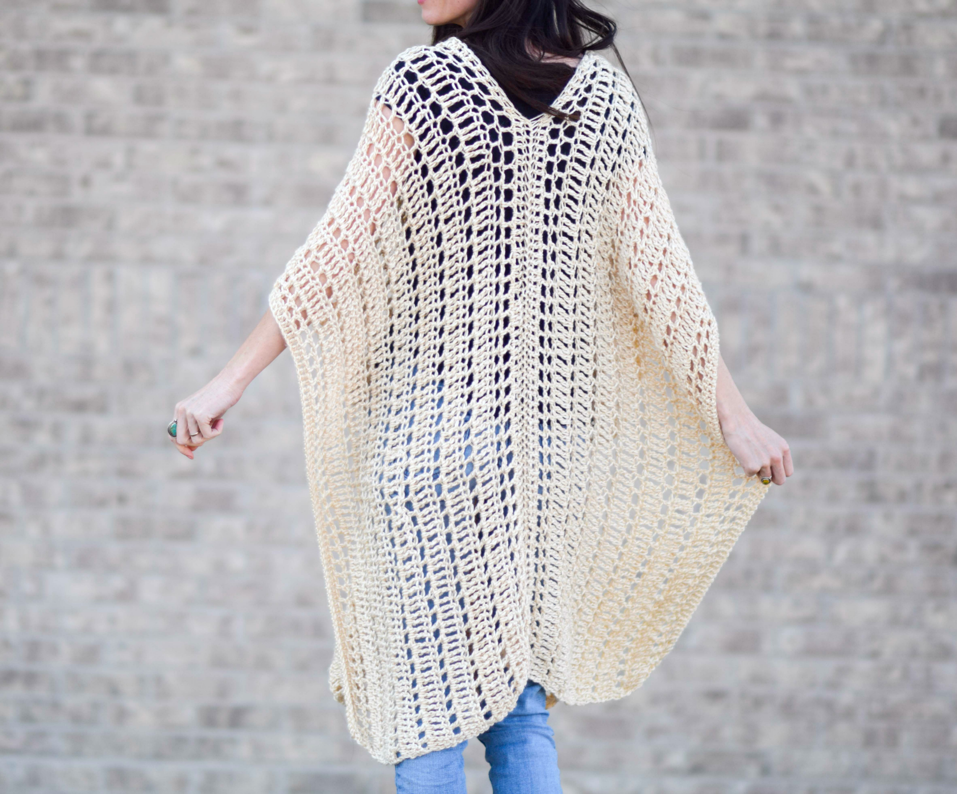 Casablanca Summer Poncho Crochet Pattern