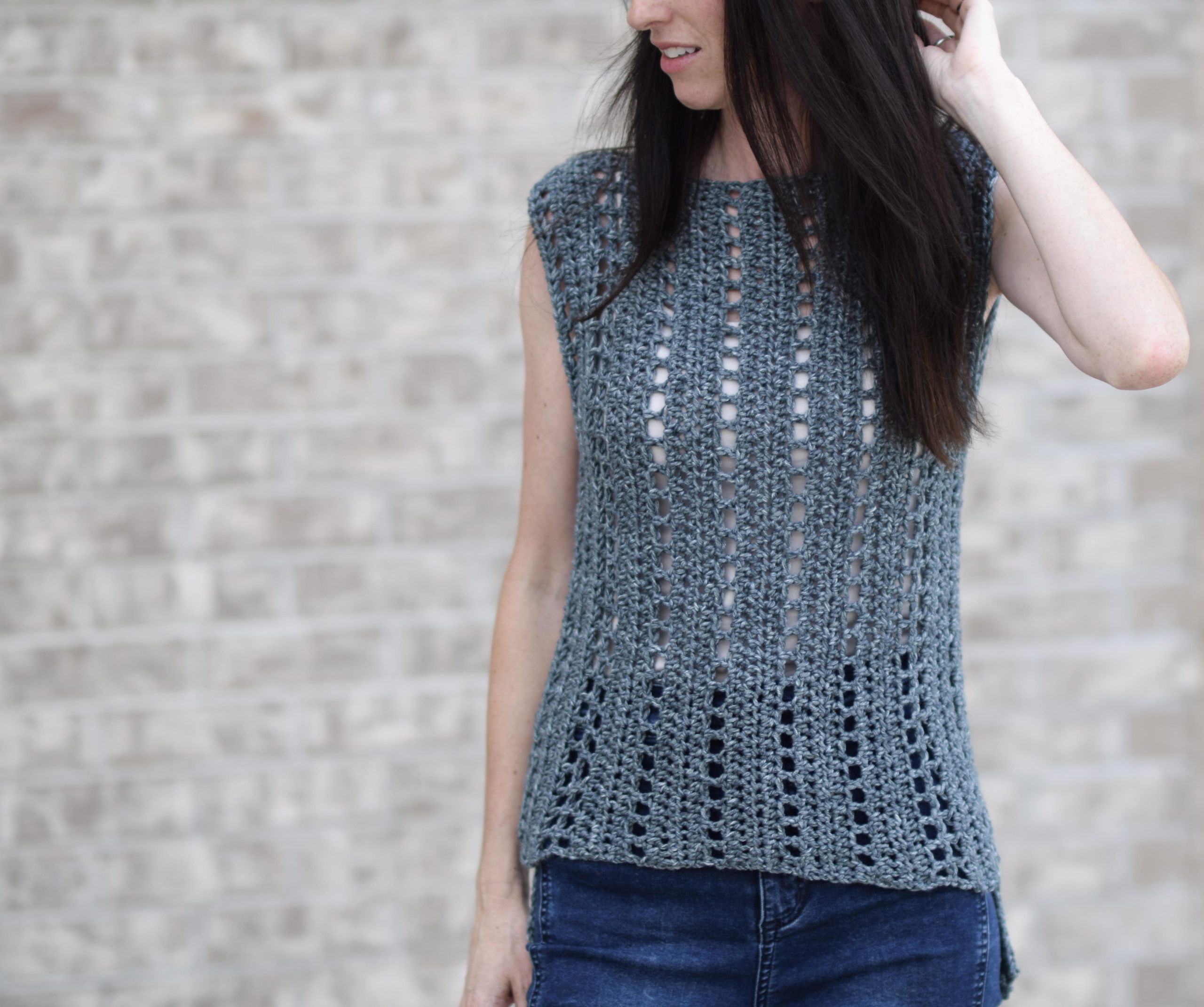 “Vintage” Easy Crochet Sleeveless Top Pattern